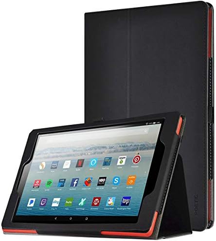 Poetiet all-vatre HD 10 tablet futrola, tanka sintetička kožna stalak za okret, auto mirovanje / buđenje, magnetsko zatvaranje,