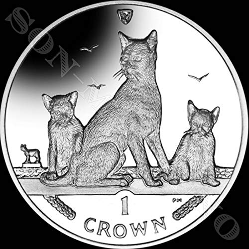 Havana Brown Cat Coin - Ontirkulirani Cupro Nickel 1 Crown Coin - Isle of Man
