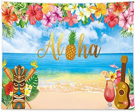 Allenjoy ljeto Aloha Luau Party pozadina za tropske havajske plaže fotografija pozadina Sea Palm rođendan muzička zabava Baby tuš