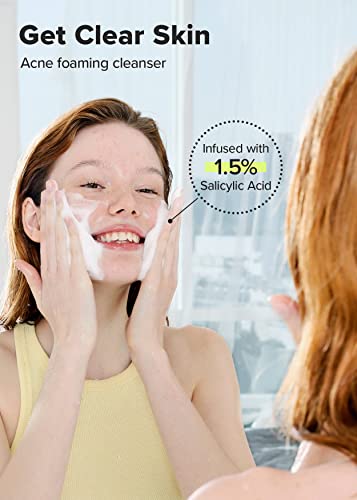 I dew CARE acne Foaming Cleanser-Clean Zit Away, 5.07 fl oz + alat za čišćenje-pawfect Scrubber Bundle