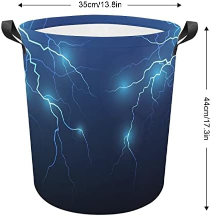 Thunderbolt Flash Strike korpa za veš korpa torba za pranje kanta za skladištenje sklopiva visoka sa ručkama