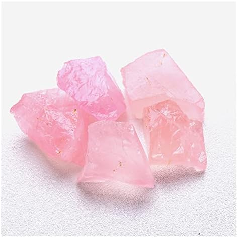 Laerper Amethyst kristali 1pc Naturalni kristalni kvarcni minerali uzorci, ametist rose kvarc nepravilnog oblika grubog kamenog kamenog