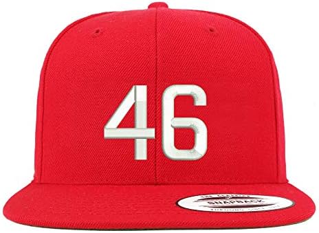 Trendy Odjećarnica Broj 46 Vezeni snapback Flatbill bejzbol kapa