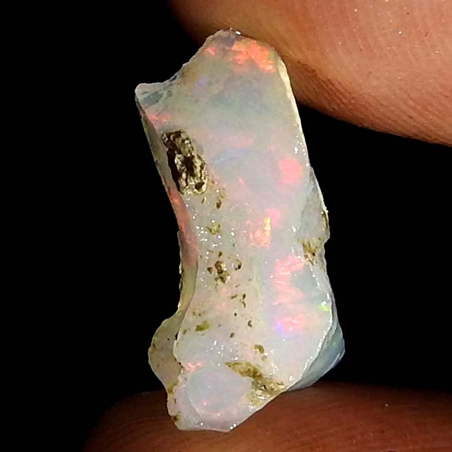 Jewelgemscraft ™ 03.70cts. Ultra vatra sirovi opal kamen, prirodni grubi, dragi kristali, etiopski opal rock, nakit praveći zalihe,