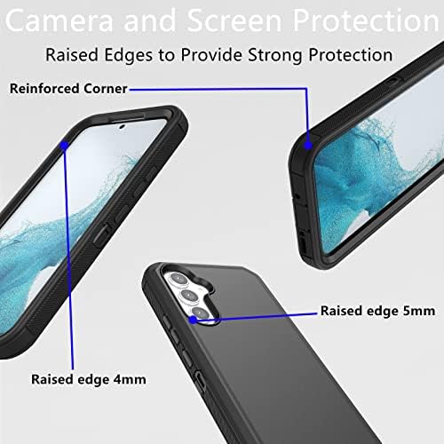 TIOZOLY za Samsung Galaxy A54 5g, Case za hemijsku dežurnu defanzivcu Otporna na prašinu otporna na udarce 3 u 1 robusni poklopac