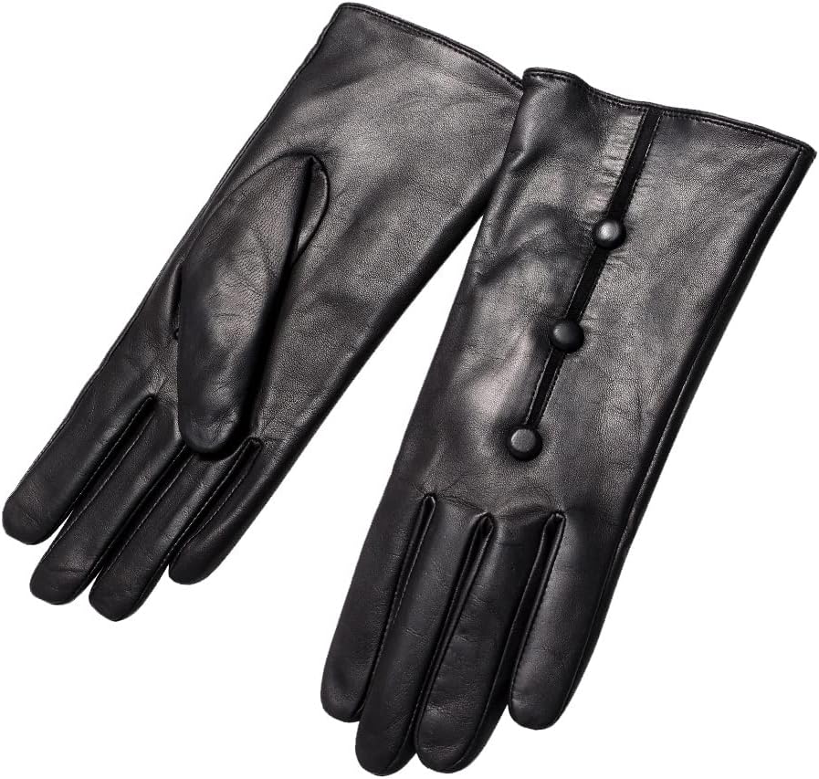 N / A ženske kožne rukavice od ovčije kože, ženske zimske rukavice za održavanje toplote, crne ženske rukavice