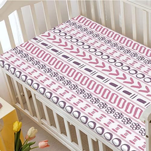 Striped tematski sastavljeni lim, standardni madrac krevetića ugrađeni list meki i prozračni posteljina za djecu za djecu ili dječak,