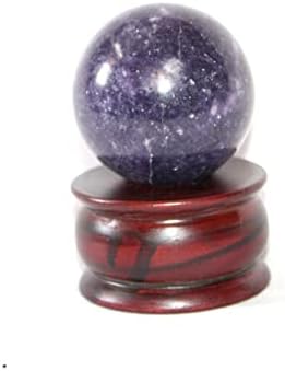 Jet lepidolite 45-50 mm Kugla sfera dragi kamen ručni isklesani kristalni oltar zacjeljivanje duhovnog fokusa Duhovna čakra Jet International