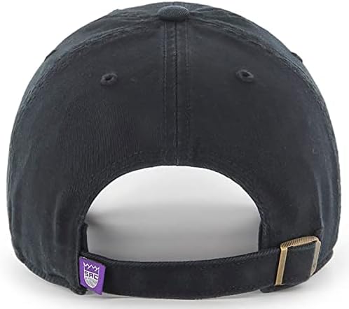 '47 Sacramento Kings muške žene čiste podesivi Strapback crni šešir s logotipom u boji tima