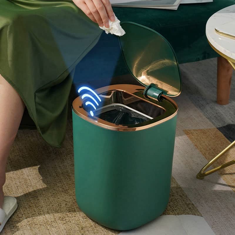 GENIGW Smart Sensor kanta za smeće kuhinja kupatilo wc kanta za smeće automatska indukcijska vodootporna kanta za smeće sa poklopcem
