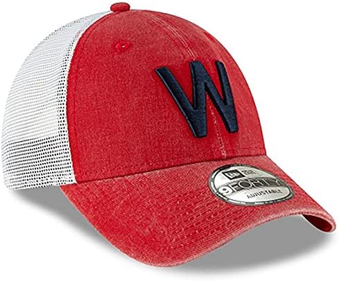 New Era Washington Senators Cooperstown Trucker 9forty Snapback podesivi crveni šešir