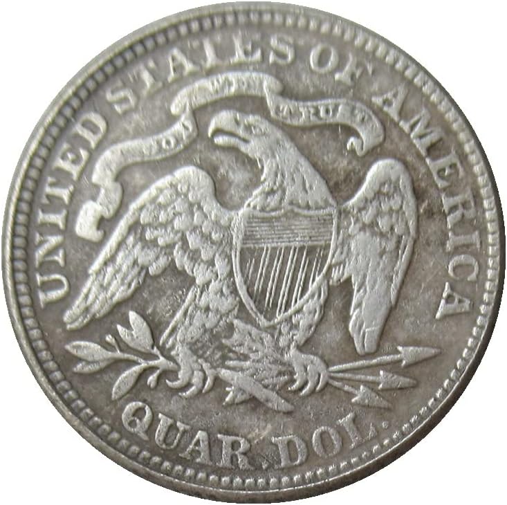U.S. 25 Cent Flag 1886 Srebrna replika pribora za repliku