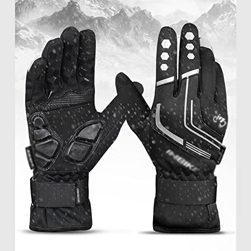 Uxzdx zimske biciklističke rukavice Gel jastučić termo muškarci žene sportske rukavice za skijanje na otvorenom otporne na vjetar