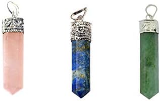 Astroghar Prirodni Lapis Lazuli Rose Kvarc Zeleni aventurinski kristali Olovka u obliku olovke za muškarce i žene, standard, kristal,