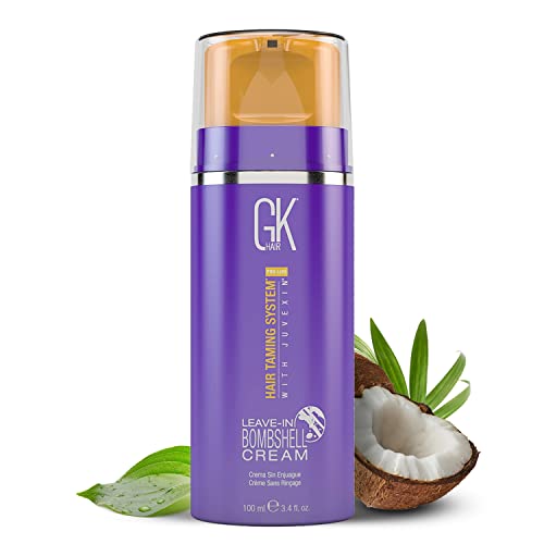 GK Hair Global Keratin ostavi u Bombshell ljubičastoj kremi uređaj za zaglađivanje hidratantna hidratantna kontrola kovrdžanja za